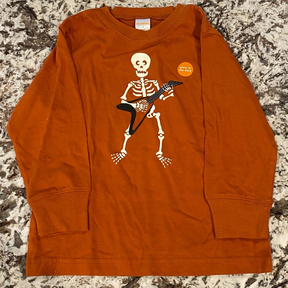 Gymboree long sleeve glow in the dark shirt